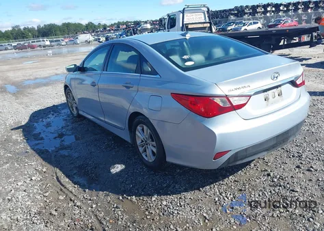 2014 Hyundai Sonata Gls z USA, uszkodzony, nr VIN 5NPEB4AC1EH844428